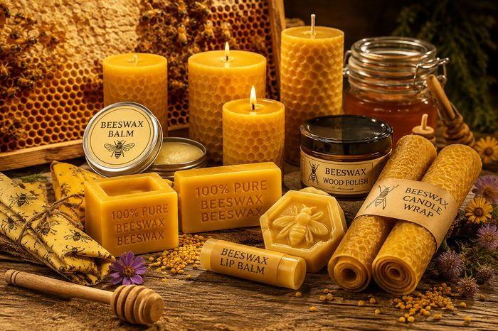 Beeswax wrap set for food storage
