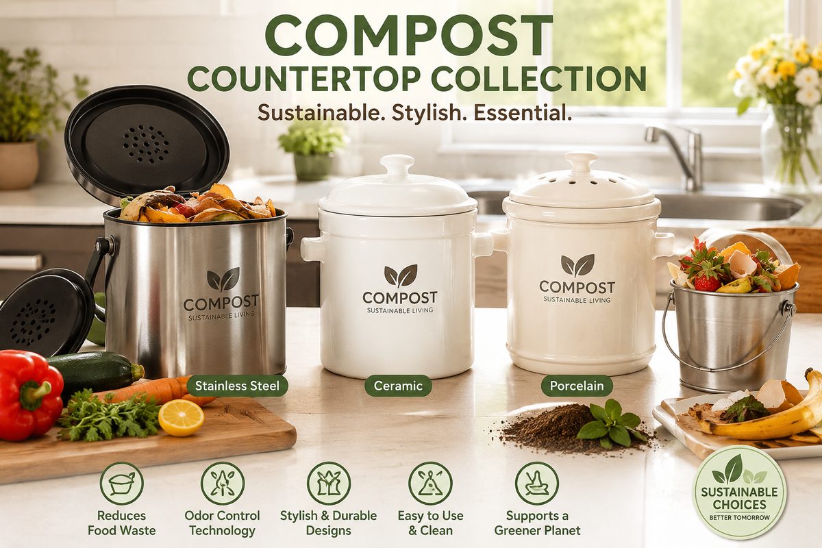 Small kitchen compost bin