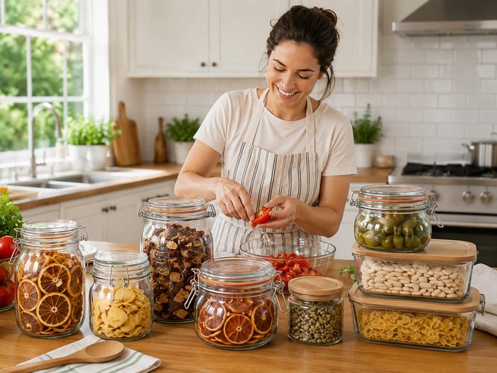 Glass food storage containers